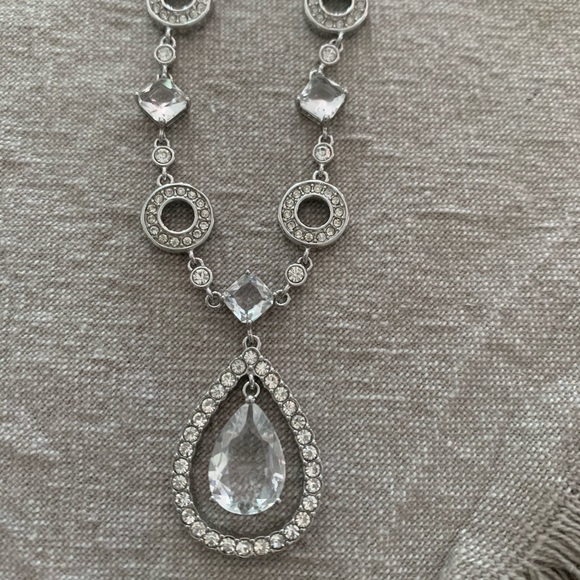 Rhinestone Necklace and Matching Bracelet - Picture 6 of 7